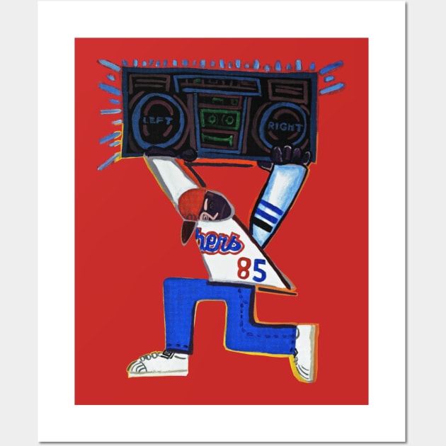 Boom Box Wall Art by SPINADELIC